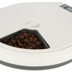 Automatic pet feeder - 5 meals White/grey
