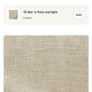 100% linen roman blind with electric motor Image 2