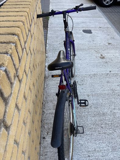 Raleigh Ladies Hybrid Bike - Purple - 18/21 Speed - Great for City / Canal