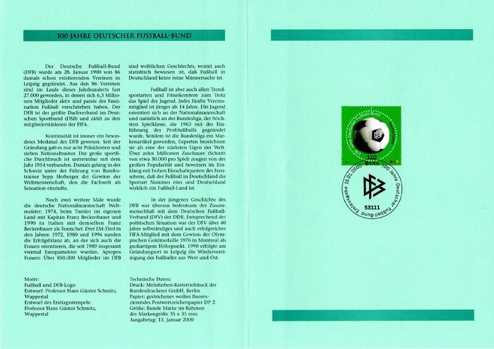 1999 Bundes Republic Deutschland (Germany) Federal Annual Stamp EFT Collection with 51 images of contents
