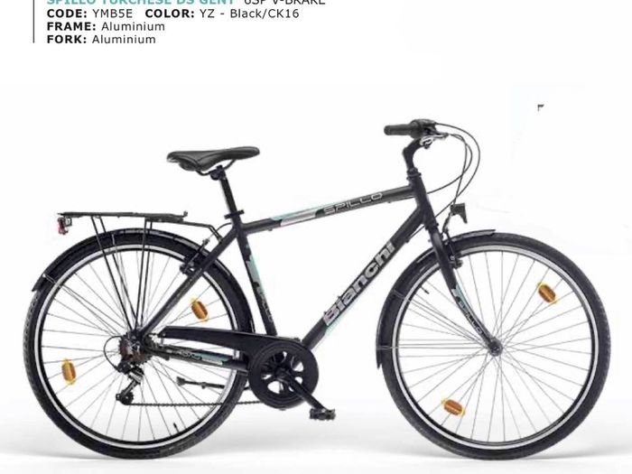 Bianchi Spillo Turchese DS gents city bike like NEW