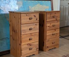 Wooden Bedside Lockers