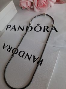 Brand new genuine pandora oxidised necklace/bracelet