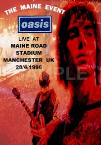 OASIS Maine Road Manchester UK 1996 Concert Poster Reproduction
