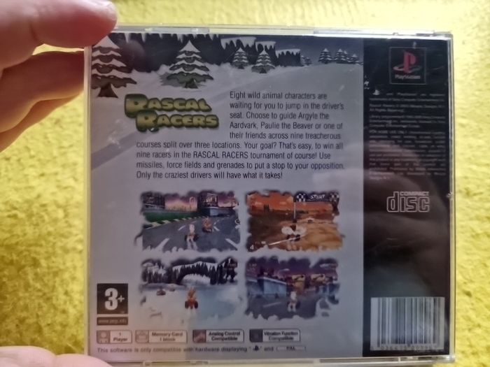 Rascal Racers  PlayStation1 Ps1 PlayStation2 Ps2 Games Original