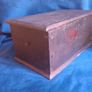 Rustic Vintage Wooden Box Carpenter Tool Tray Brass Handle Image 5