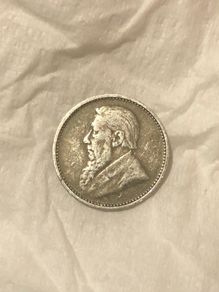 South Africa 1895 3 pence Silver mintage only 166k