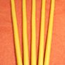 Blessed Russian Church 100% Pure Beeswax Candles 31x0.9cm 20g Handmade Lot Of 5 Image 2