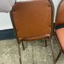 Metal & Leatherette Chairs Image 3