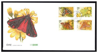 1994 Ireland Fauna & Flora Moths Stamps Self-Adhesive Commemorative Stamps An Post First Day Cover (FDC)