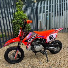 Sano RXF rookie 110cc semi-auto pit bike - orange