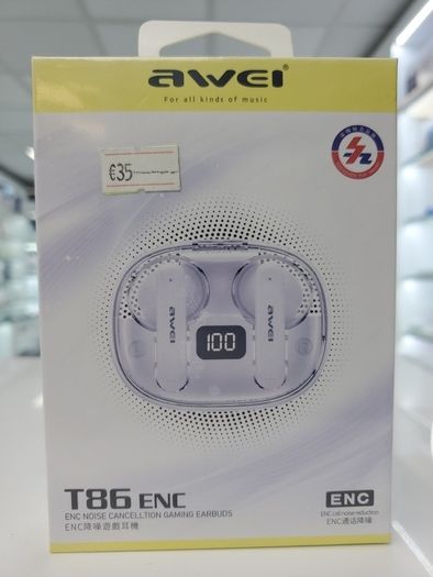 Awei T86 ENL TWS Wireless Earbuds