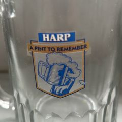 vintage harp glass