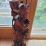 Antique Chinese RoseWood Carving 18 inches. Image 2
