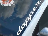 dapper window decal