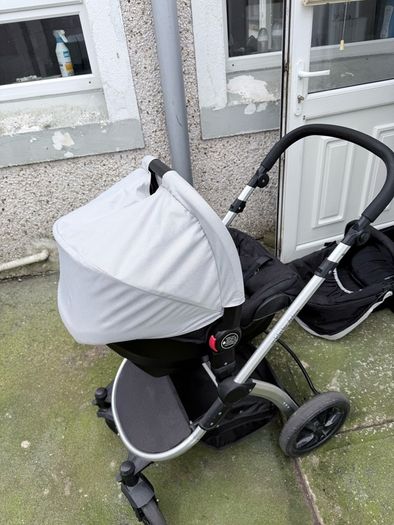 Ickle Bubba Stomp Travel System Stroller, Car Seat and Carrycot Attachment