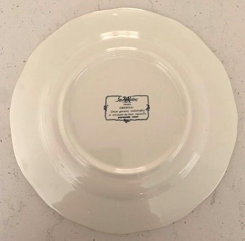 Obernai Sarreguemines Plate