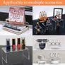 Set of 9 Clear Acrylic Display Risers Cupcakes Holder Sweet Stand Display Transparent Showcase Stands, Candy Bar Risers, Acrylic Lifts Display for Figures (FREE POSTAGE) Image 3
