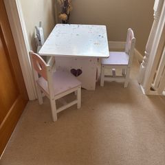 kids table and chairs set