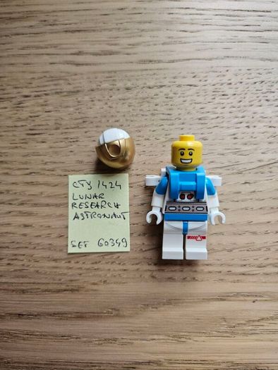 lego cty1424 lunar research astronaut, 60349