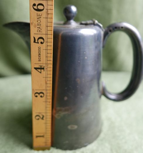 Silver Plated Electroplated Jug Coffee Pot Creamer James Dixon