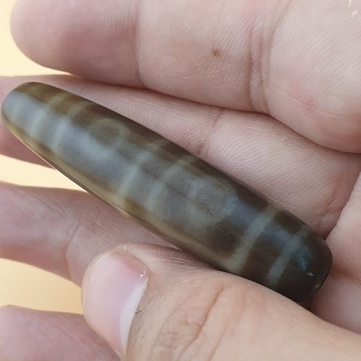Vintage Himalayan Tibetan 4 Eyes Agate Dzi Bead Amulet