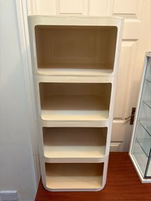 Vintage space-age KARTELL  Componibili cubed shelving unit by Anna Castelli for Kartell - Italy c1960s.