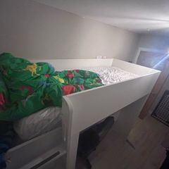 SMASTAD Ikea bunk bed with desk and wardrobe