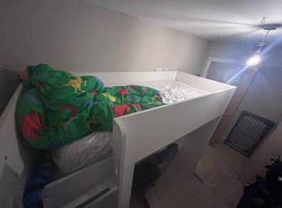 SMASTAD Ikea bunk bed with desk and wardrobe