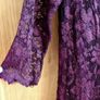 Burgundy/Aubergine lace dress and crop jacket Image 7