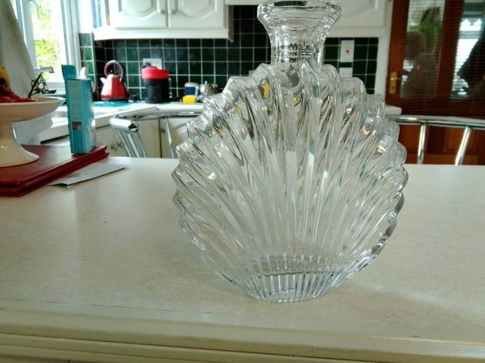Villeroy and Boch glass decanter, art deco style
