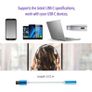 Black USB C Type C to 3.5mm Audio Adapter Cable Headphones Earphone Converter Image 5