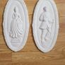 Vintage Plaster wall plaques Image 3