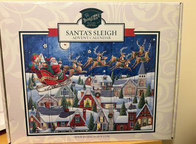 Byers Choice Santas Sleigh Antique Advent Calendar