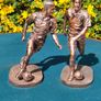 Two Gilded footballers Image 3
