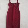 Bodycon dress Burgundy s. S/M Image 3