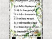 In Loving Memory Of A Dear Mother Memorial Slate
