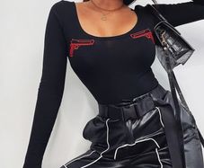 U Neck Bodysuit