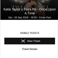 Katie Taylor ticket