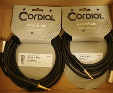 Cordial CFM 3 MV Audio Cable, 3 m, XLR (3-pin), 6.35 mm,