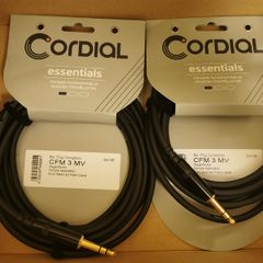 Cordial CFM 3 MV Audio Cable, 3 m, XLR (3-pin), 6.35 mm,