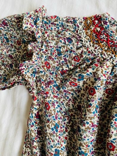 Long sleeved bohemian dress