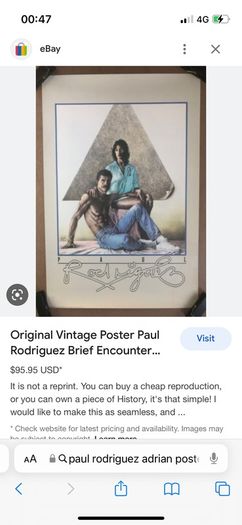 A pair of rare vintage 1984 framed prints by Paul Rodriguez
