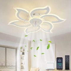 Free nationwide postage. Brand New YOLEDY Ceiling Lamp with Fan Quiet with Remote Control,