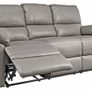 Toby 3 Seater Recliner Sofa - Grey Image 2