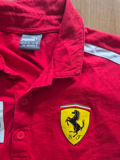 Puma Polo Shirt Formula 1 F1 Scuderia Ferrari Team Size M
