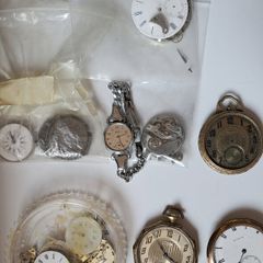 Lot of Pocket Watches,Watch Parts & Movements - See Description for Condition