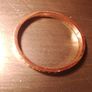 Genuine Coach Bangle Rose Gold Plated Sterling Silver Bracelet Image 3