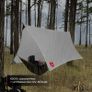 Rain Fly by NoCry 3 x 3,65 m Lightweight Camping Tarp; 100% Waterproof; Makes a Great Backpacking Tarpaulin, Basha or Hammock Shelter; with Survival Bracelet Grey Image 3