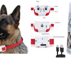 Rechargeable Dog Collar Anti Bark Pet Training Stop Barking Citronella Spray